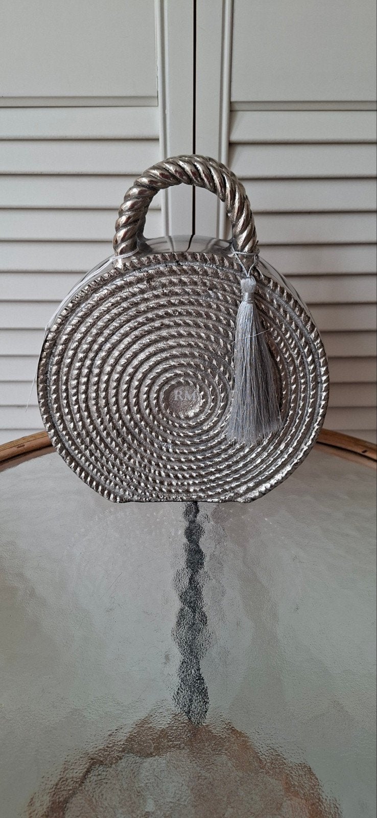 Rivièra Maison Bali Bag Statue, Ophalen of Verzenden, Nieuw, Zilver, Metaal