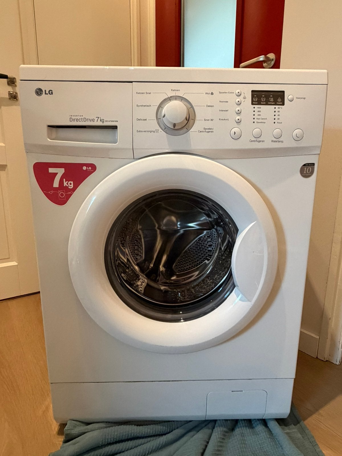 LG wasmachine Direct Drive - 7KG, Witgoed en Apparatuur, Ophalen, Gebruikt, Voorlader, 85 tot 90 cm