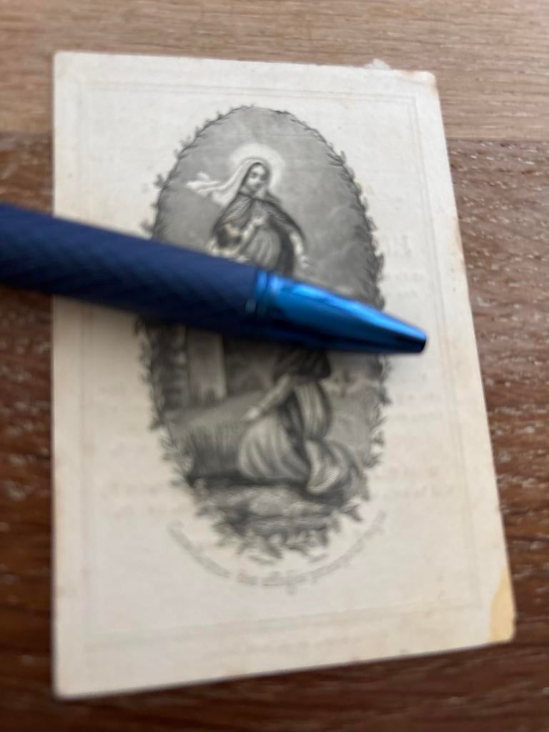 Zeer OUD 1854 Minderop Jacobus 1854 Rotterdam Overschie, Verzamelen, Bidprentjes en Rouwkaarten, Ophalen of Verzenden, Bidprentje