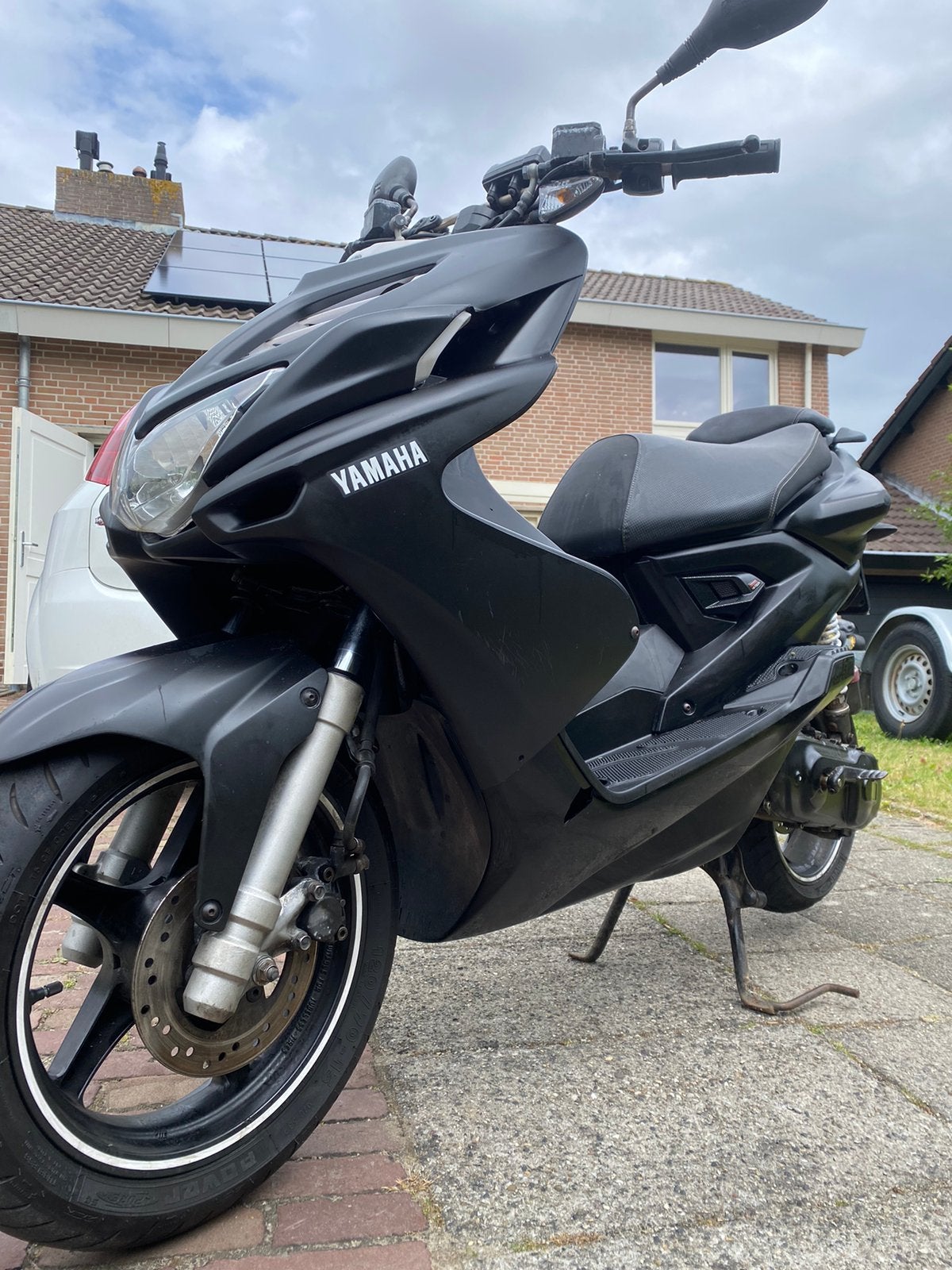 Yamaha Aerox R Bromscooter 2 takt - 2014, Ophalen, Tweetakt, Gebruikt, Aerox