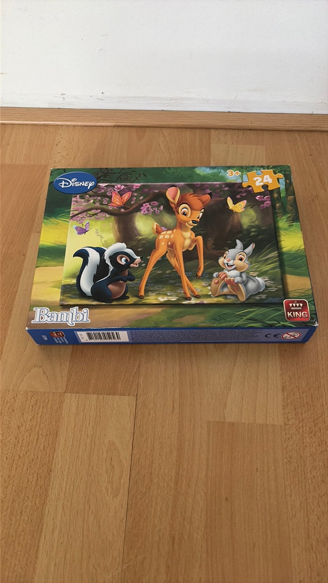 Disney Bambi puzzel 24 stukjes, Ophalen of Verzenden, 10 tot 50 stukjes, Zo goed als nieuw, 2 tot 4 jaar