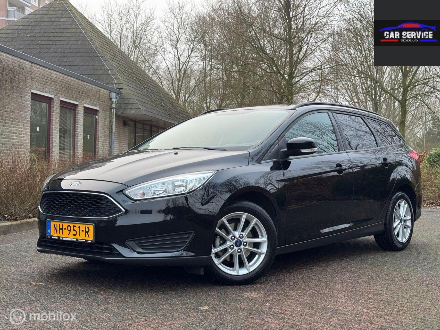 Ford Focus Wagon 1.0 Titanium NAP/NWE APK/NAVI/LMV/1E EIG, Dealer onderhouden, 101 pk, Gebruikt, Euro 6