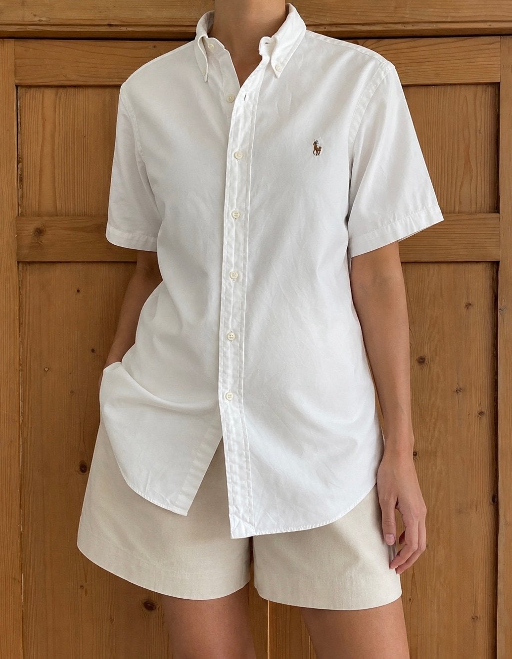 Blouse van Ralph Lauren maat 38., Verzenden, Zo goed als nieuw, Maat 38/40 (M), Wit
