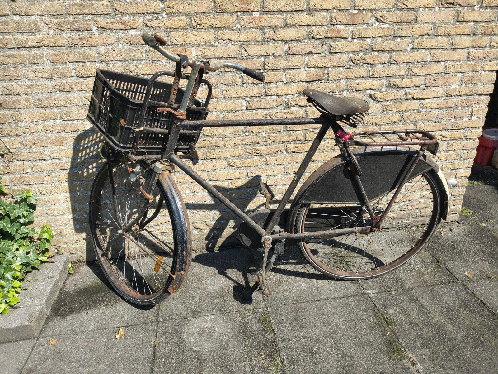 Oude herenfiets Rijwielindustrie BS Sneek 28 inch 57 cm, 57 tot 61 cm, Ophalen of Verzenden, Gebruikt, Overige merken