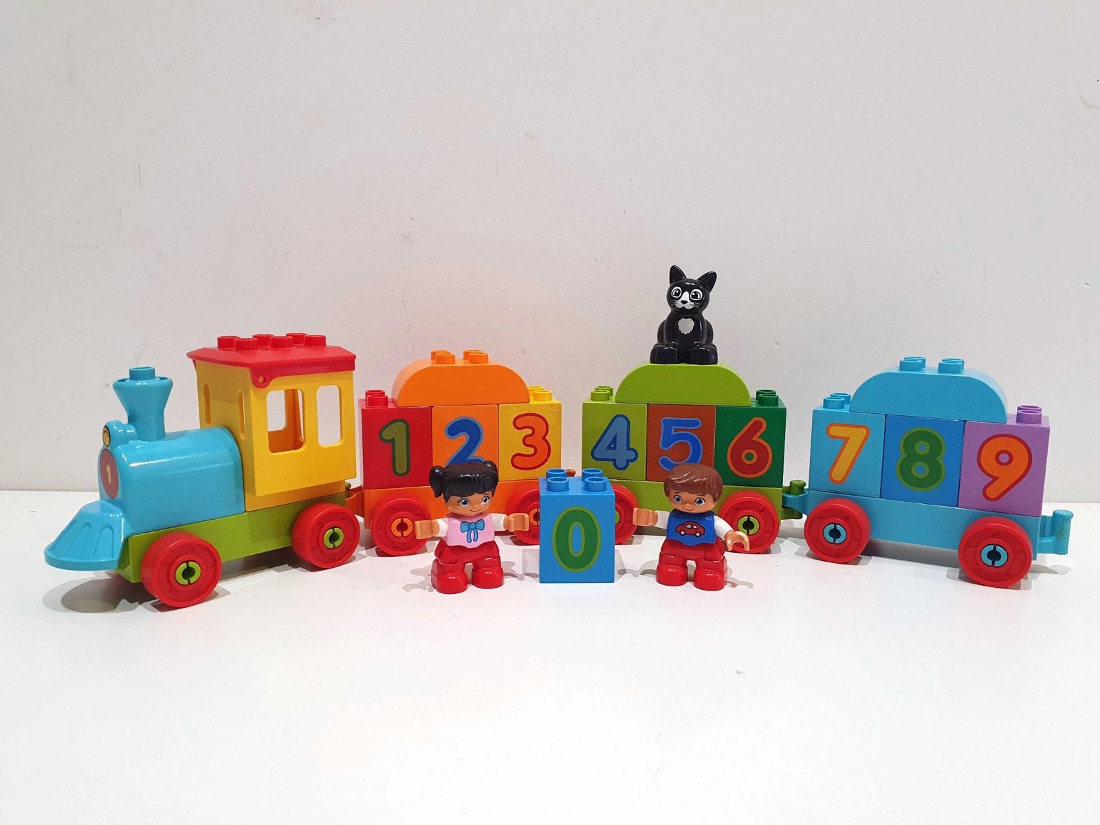 Duplo 10847 - Mijn Eerste Cijfertrein - Complete set, Overige thema's, Ophalen of Verzenden, Zo goed als nieuw, Compleet