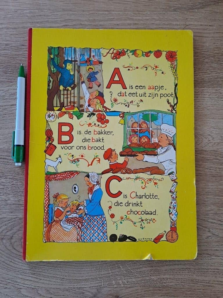 A IS EEN AAPJE, B IS DE BAKKER., Boeken, Gelezen, Fictie algemeen, Jongen of Meisje, Ophalen of Verzenden