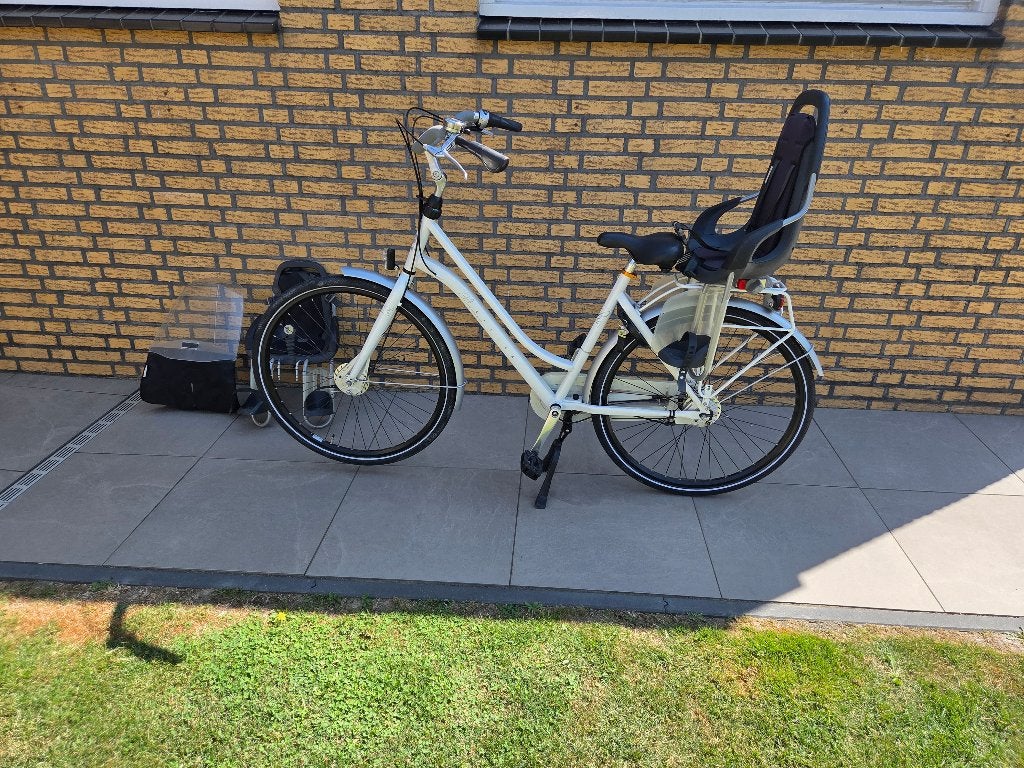 Te koop : Mamafiets type Cortina kleur wit, Fietsen en Brommers, Fietsen | Dames | Damesfietsen, Gebruikt, Versnellingen, 50 tot 53 cm