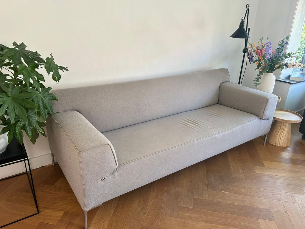 Bloq bank (design on stock) - opnieuw te stofferen, Ophalen, Gebruikt, Driepersoons, 75 tot 100 cm