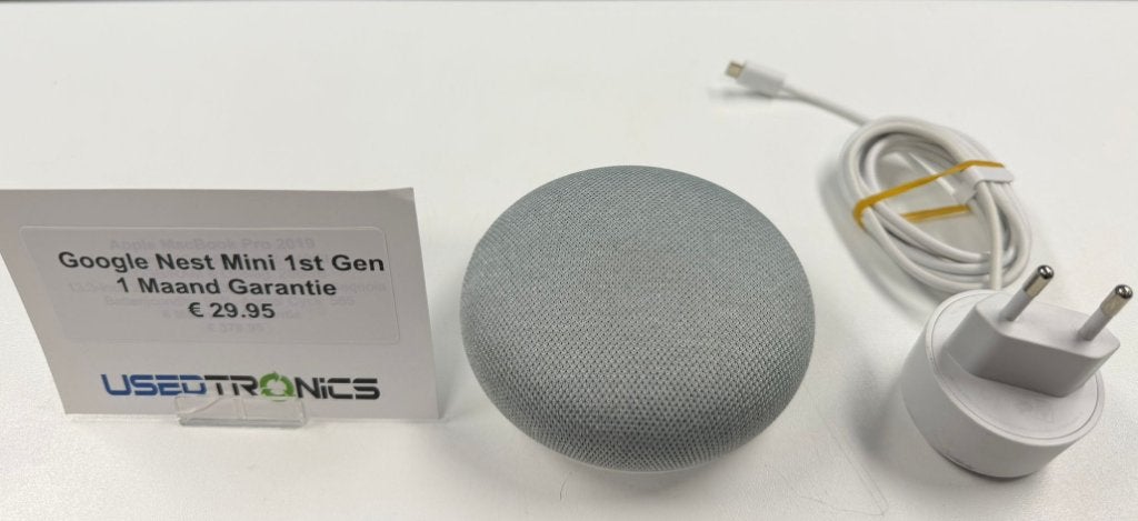 Google Nest Mini 1st Gen, Audio, Tv en Foto, Mediaspelers, Ophalen of Verzenden, Gebruikt