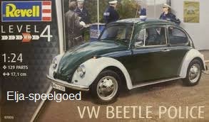 Revell 1:24 VW Beetle Police 1968 - 7035 -modelbouw- auto, Auto, Revell, Groter dan 1:32, Nieuw
