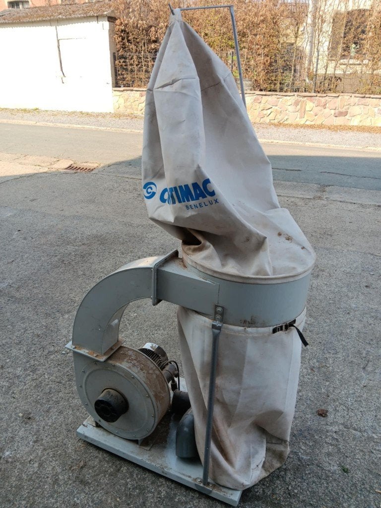 mobile afzuiger houtmachine, Ophalen, Gebruikt, Afzuiger