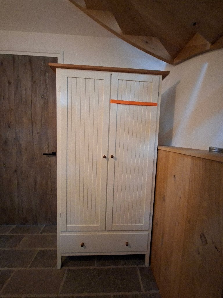 Hangkast 187x101x58, Huis en Inrichting, Kasten | Kledingkasten, Ophalen, Overige materialen, Gebruikt, Met deur(en)