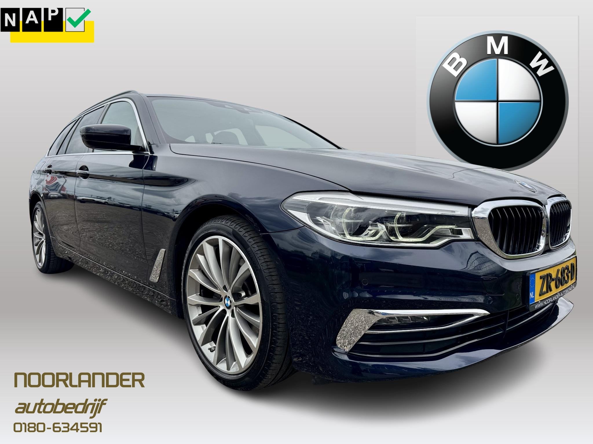 BMW 5-serie Touring 520i High Executive Edition G31 | Panora, Automaat, 1998 cc, Achterwielaandrijving, 4 cilinders