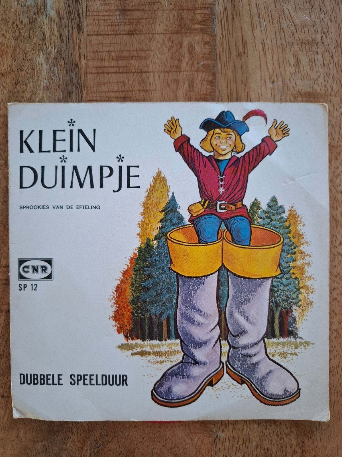 Sprookjes van de Efteling - Klein Duimpje rood vinyl single, Ophalen of Verzenden, EP, EP, Gebruikt