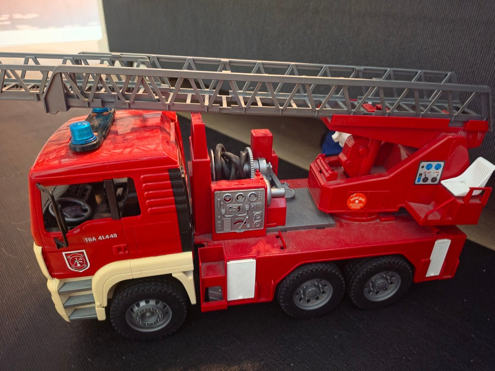 Mooie brandweerauto met licht en sirene, Ophalen of Verzenden, Gebruikt