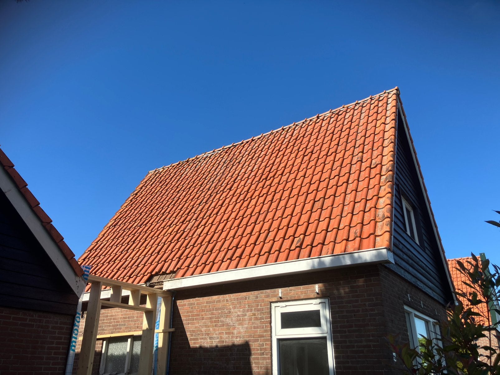Dakpannen rood, Ophalen, Gebruikt, Steen of Klei, 15 m² of meer