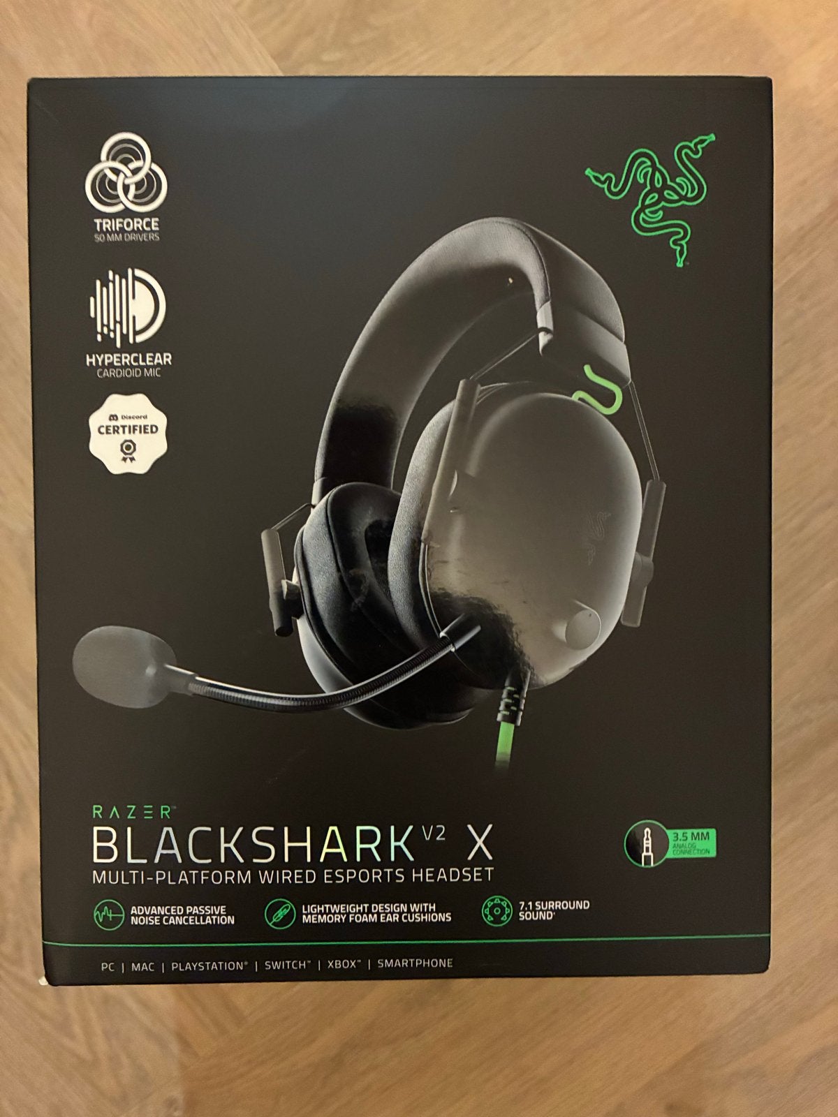 Razer BlackShark V2 X Gaming Headset - Compleet & Werkend, Gaming, Razer, Verzenden, Info@razer.com