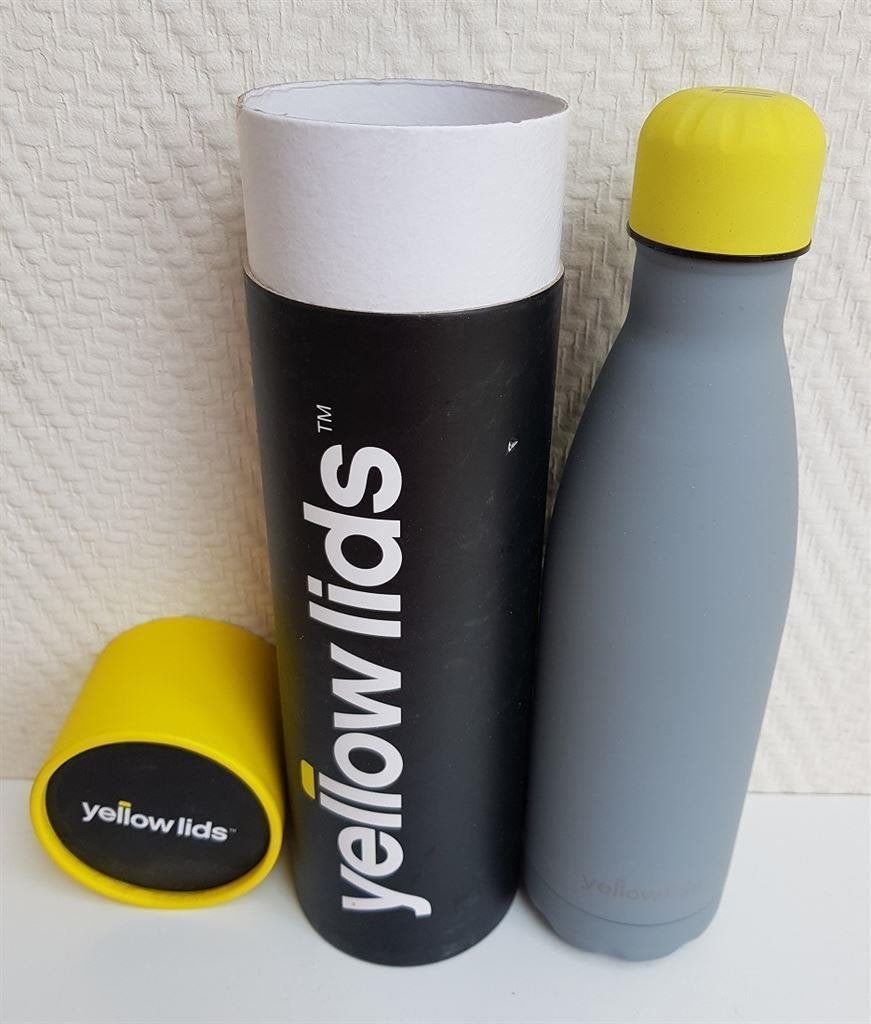 D143 Yellow Lid Thermo flessen, Iso fles, 500 ml, nieuw, Nieuw, Ophalen of Verzenden, Bord(en), Overige stijlen