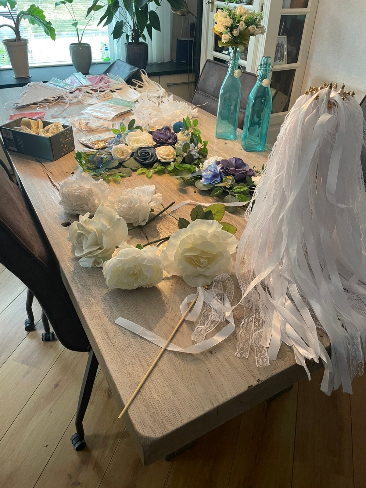 Bruiloft decoratie, Ophalen of Verzenden, Zo goed als nieuw, Versiering, Geboorte of Huwelijk