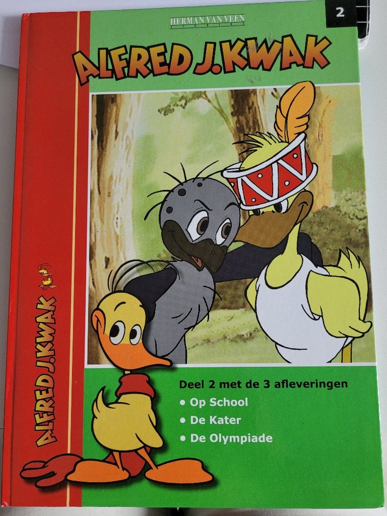 Stripboek Alfred J. Kwak, Eén stripboek, Ophalen of Verzenden, Herman van Veen, Zo goed als nieuw
