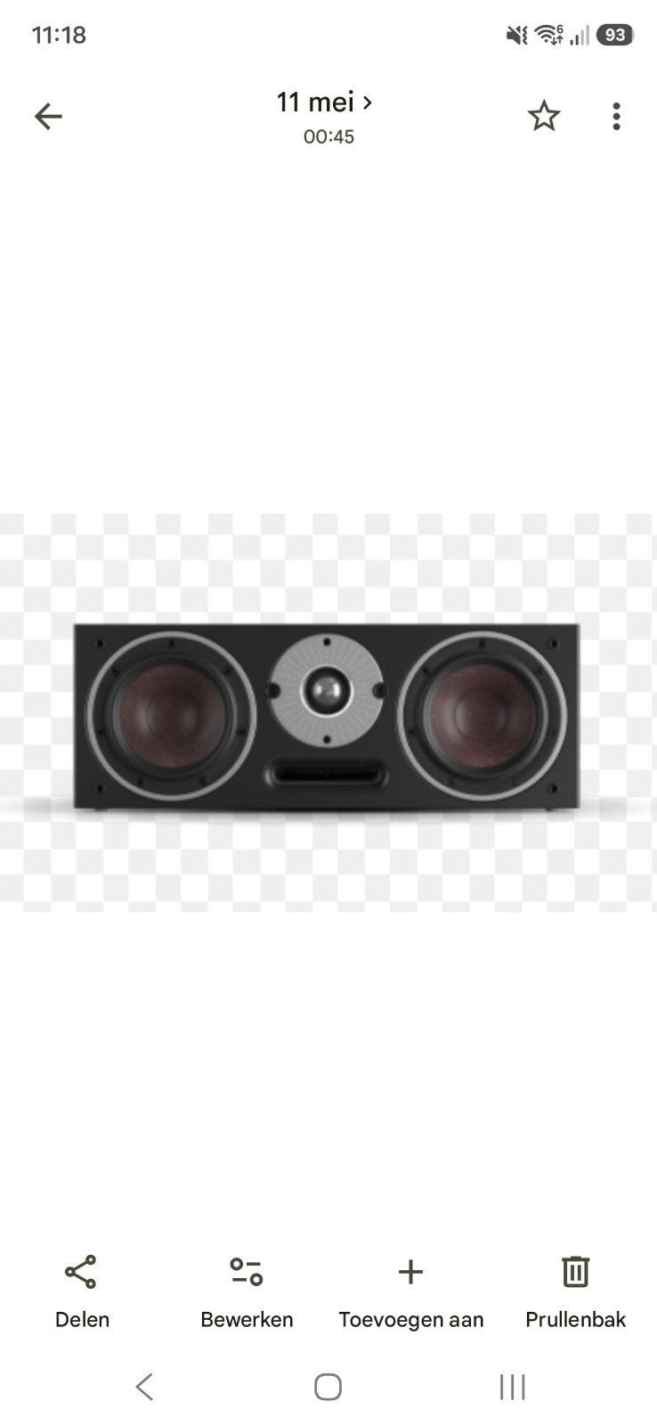 Dali Oberon Vokal Centerspeaker in absolute nieuwstaat