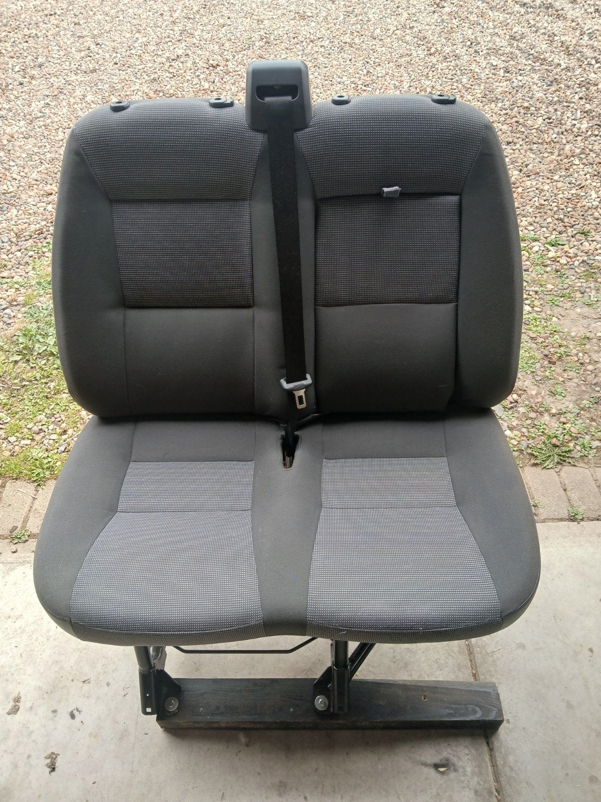 Dubbele bijrijders bank fiat ducato/ Peugeot/Citroën., Auto-onderdelen, Interieur en Bekleding, Ophalen, Gebruikt, Universele onderdelen