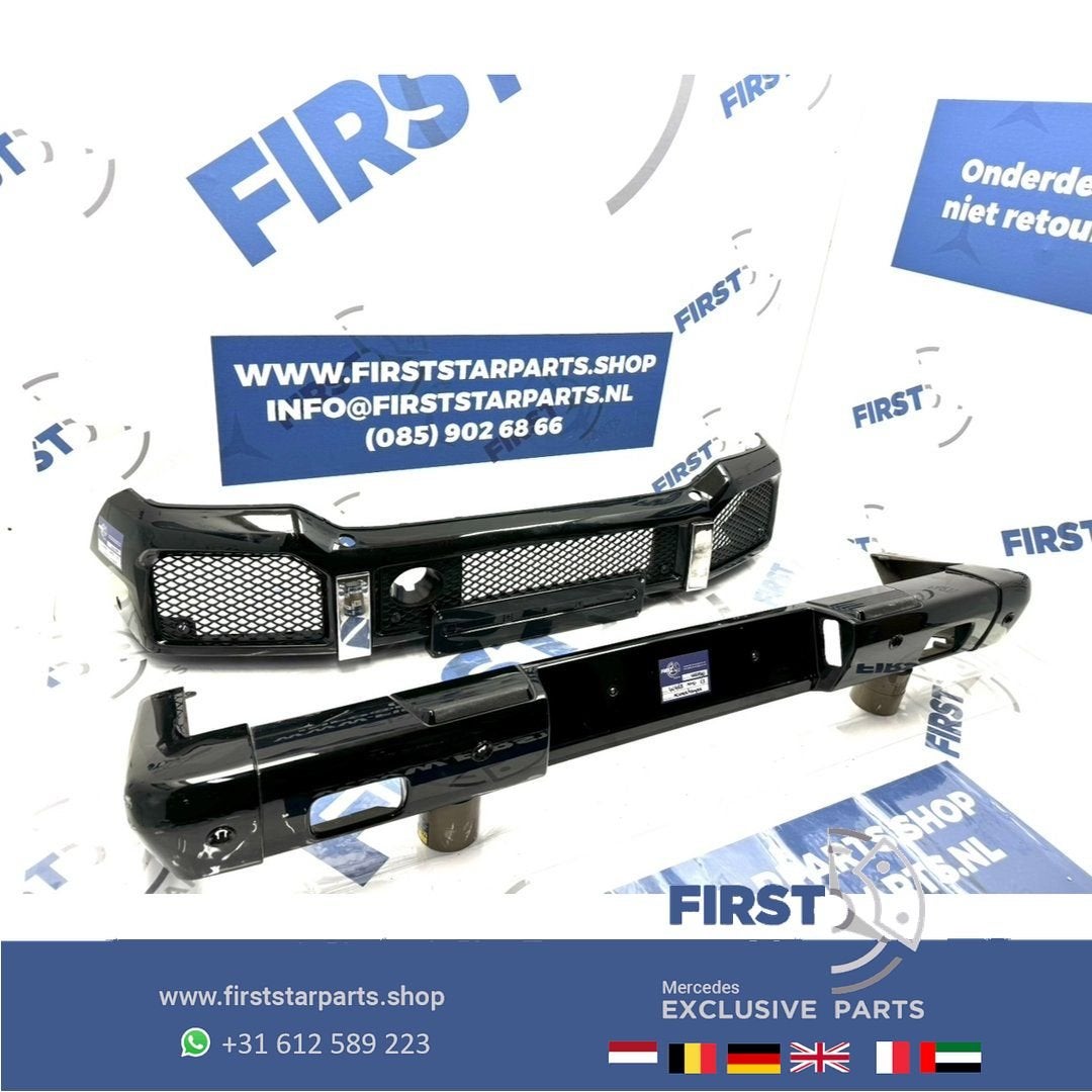 W463 G KLASSE G63 AMG VOORBUMPER + ACHTERBUMPER origineel Me, Gebruikt, -, Ophalen of Verzenden, Bumper