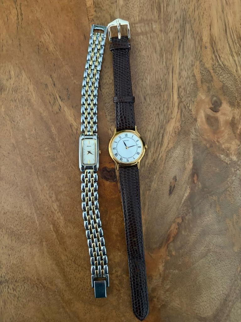 2 dames horloges seiko, Ophalen of Verzenden, Staal, Seiko