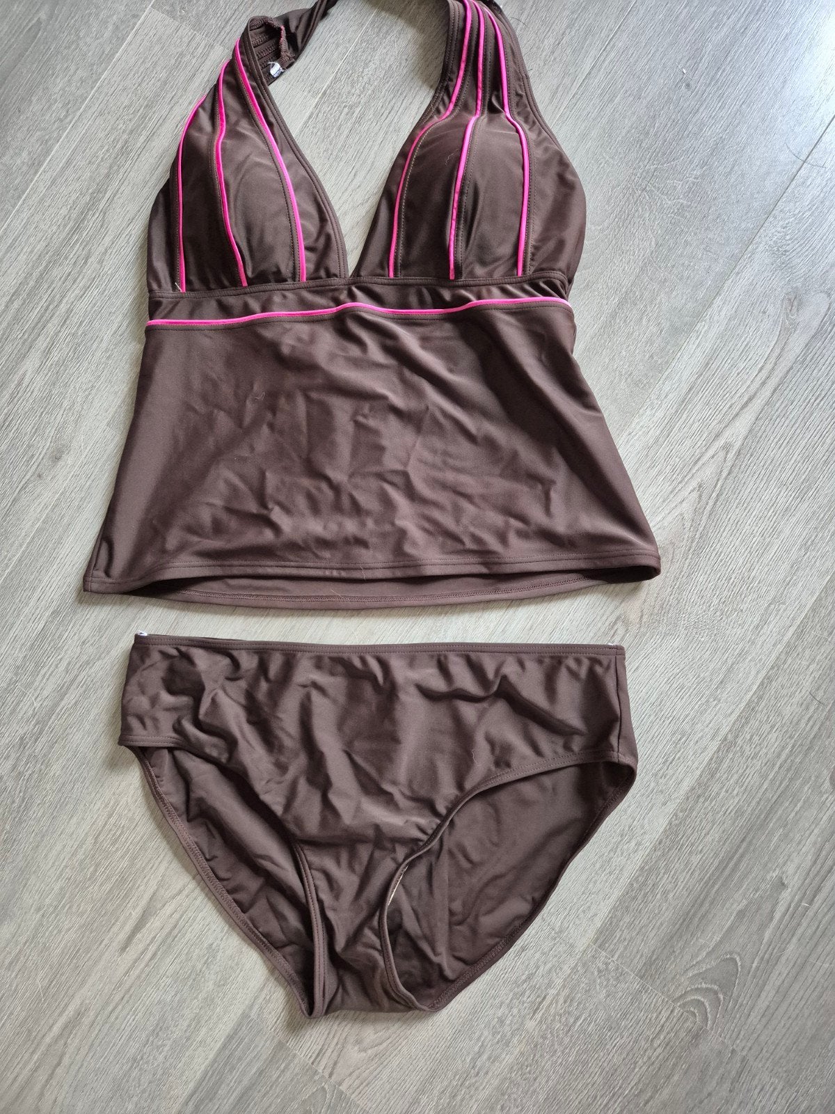 tankini maat 46, Ophalen of Verzenden, Zo goed als nieuw, Zwart, Badpak