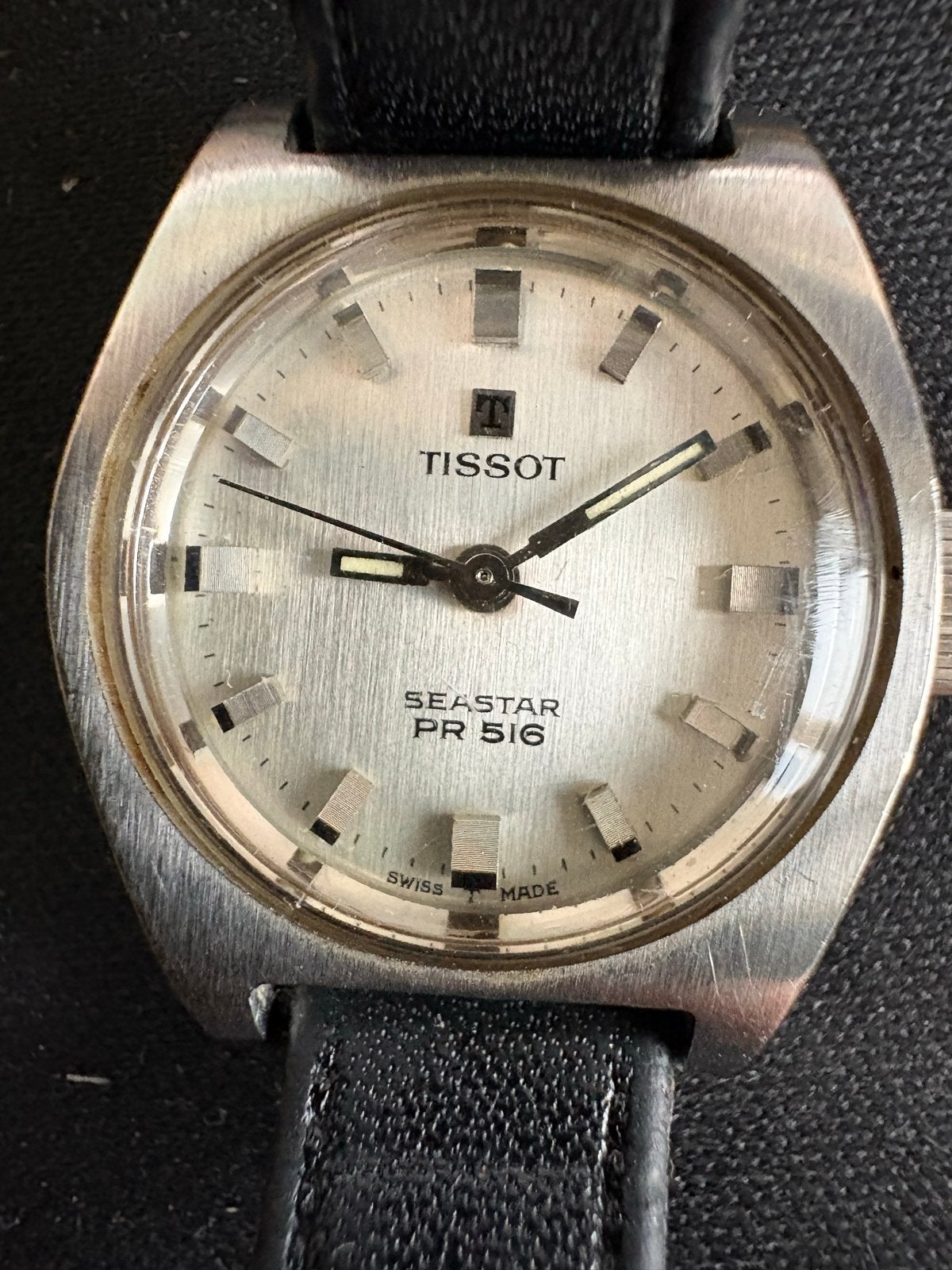 Tissot Seastar PR 516 Vintage Polshorloge, Sieraden, Tassen en Uiterlijk, Staal, Polshorloge, Ophalen, Overige merken