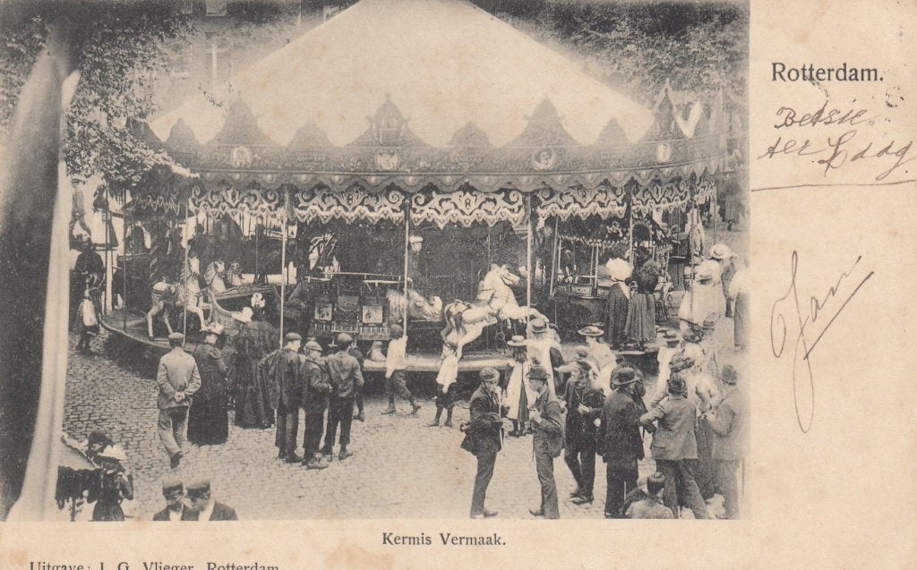 Rotterdam - Kermis Vermaak 1904, Verzenden, Voor 1920, Gelopen, Zuid-Holland