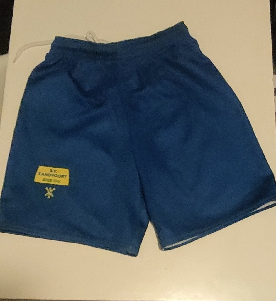 Wedstrijd broek SV Zandvoort 152, Ophalen, Blauw, Overige maten, Zo goed als nieuw
