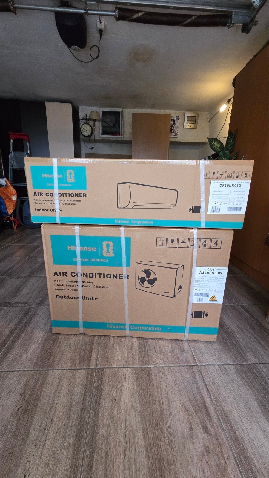 Nieuwe Hisense Airco 12.000 BTU (A++) – Compleet in doos, Verwarmen, Nieuw, 3 snelheden of meer, Ophalen of Verzenden