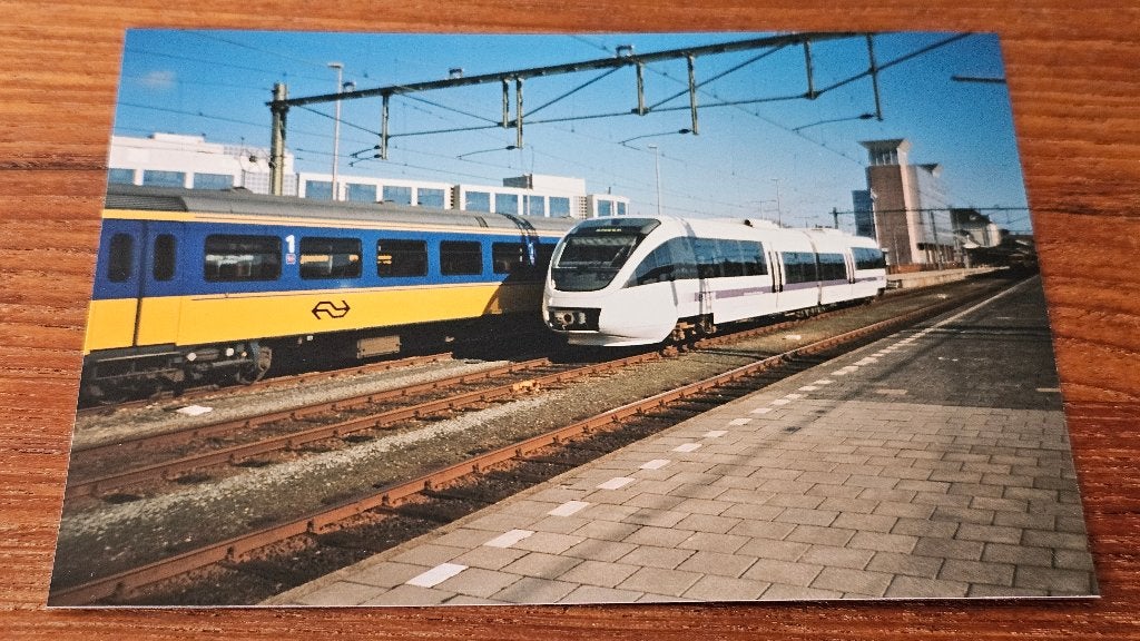 Foto TREIN Arriva Talent Talbot op proef Leeuwarden, Verzenden, Gebruikt, Trein, Overige typen