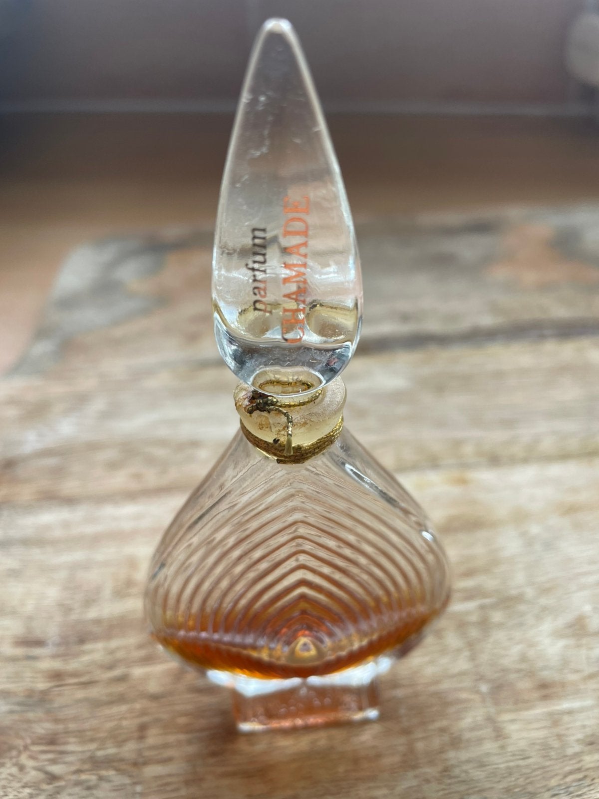 Vintage Guerlain Chamade Parfum – In Hartvormige Flacon, Verzamelen, Parfumverzamelingen, Ophalen, Gebruikt