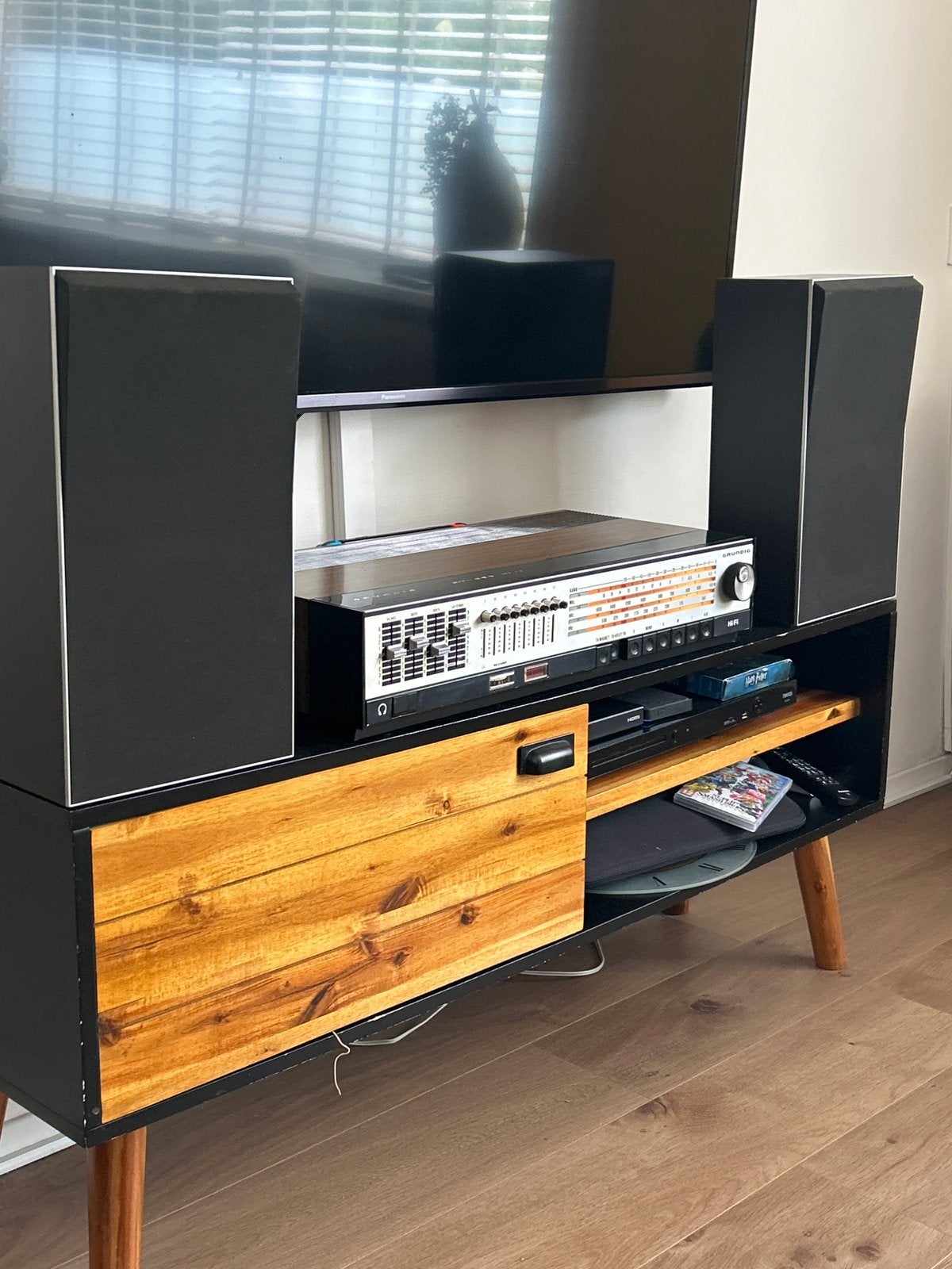 Complete Vintage HiFi Set: Grundig RTV 800+ B&O Beovox S2200, Ophalen, Zo goed als nieuw, Tuner of Radio, Bang & Olufsen