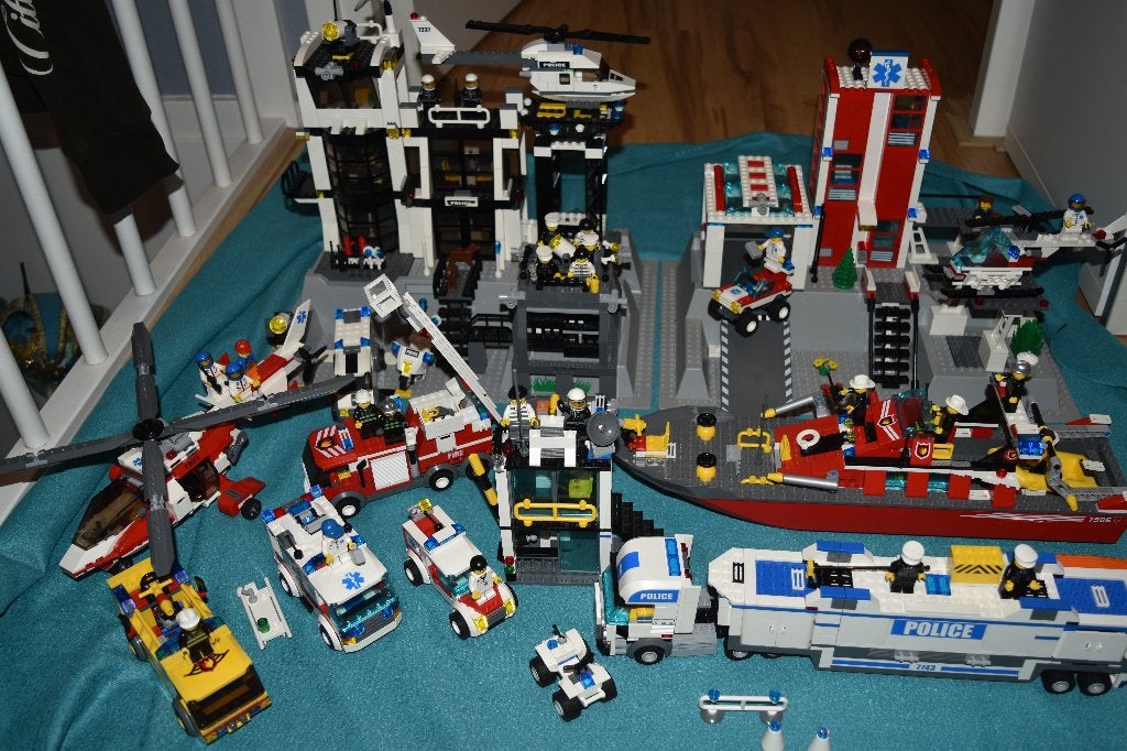 lego partij city brandweerkazerne, ziekenhuis, autos, etc, Kinderen en Baby's, Speelgoed | Duplo en Lego, Ophalen of Verzenden