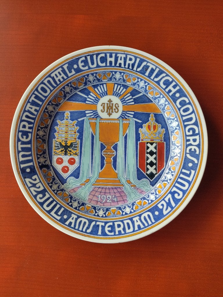 Decoratief bord, Antiek en Kunst, Antiek | Wandborden en Tegels, Ophalen