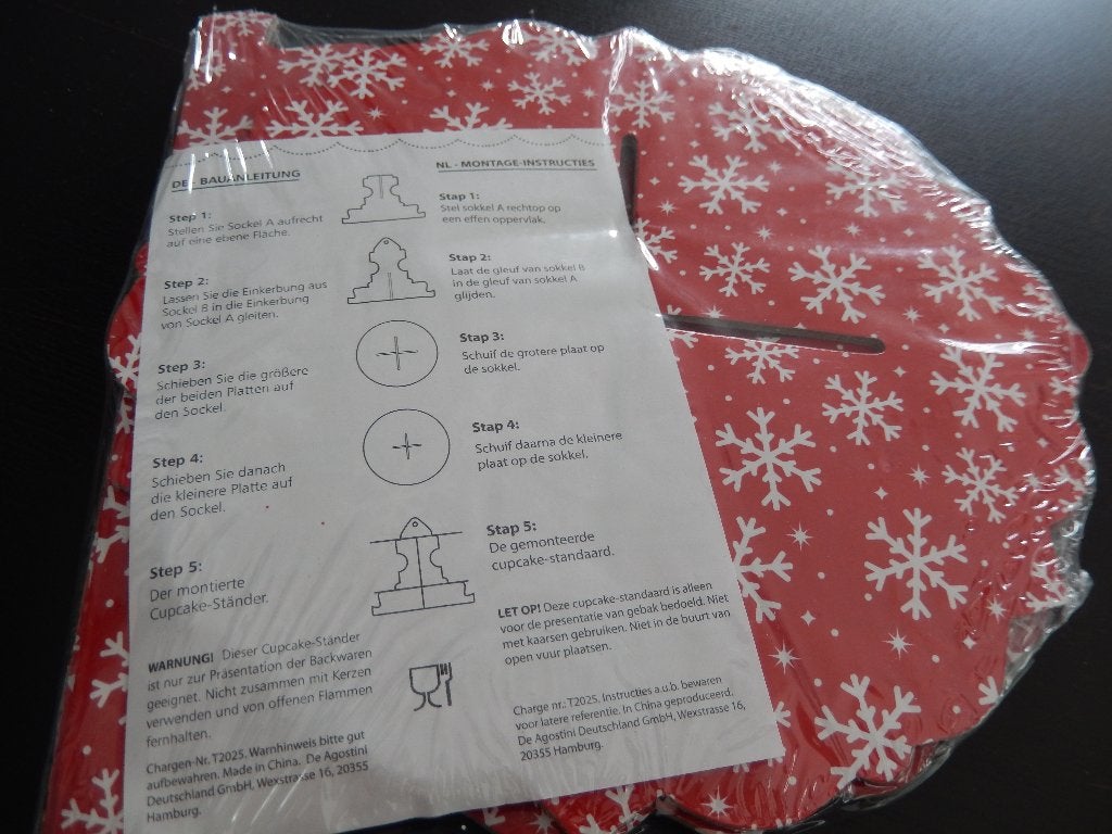Kerst kartonnen etagère (nieuw), Ophalen, Nieuw