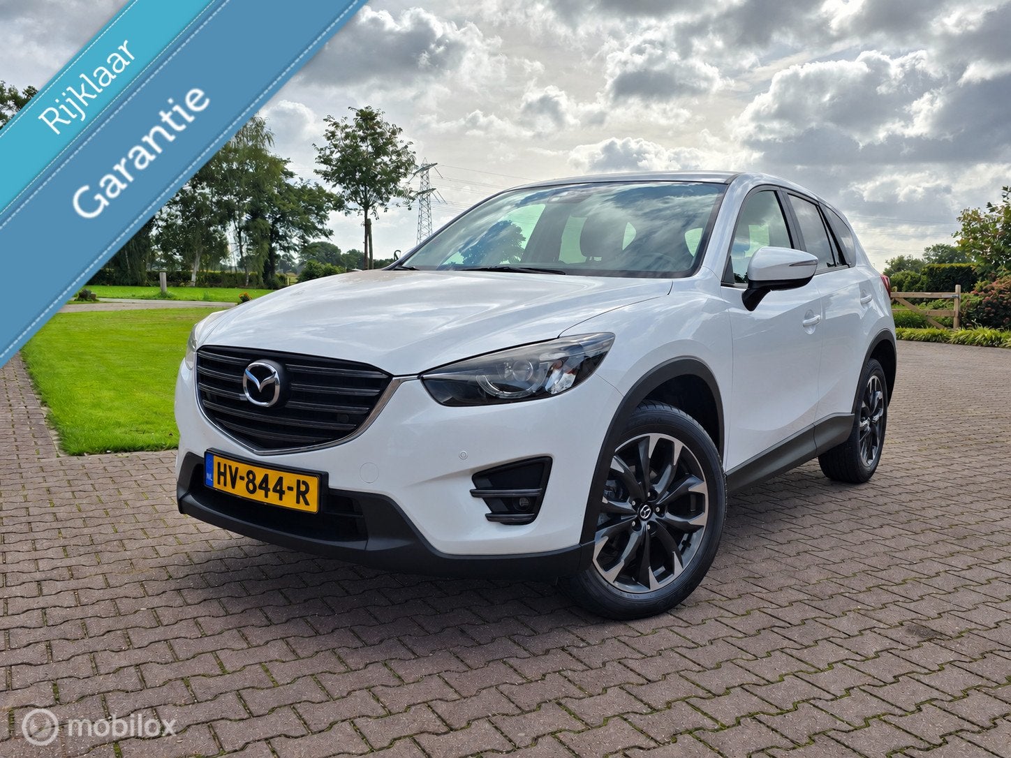Mazda CX-5 2.0 SkyActiv-G 165 Skylease GT 2WD/NAVI/LEER/BOSE, Auto's, Voorwielaandrijving, 1998 cc, 4 cilinders, Wit