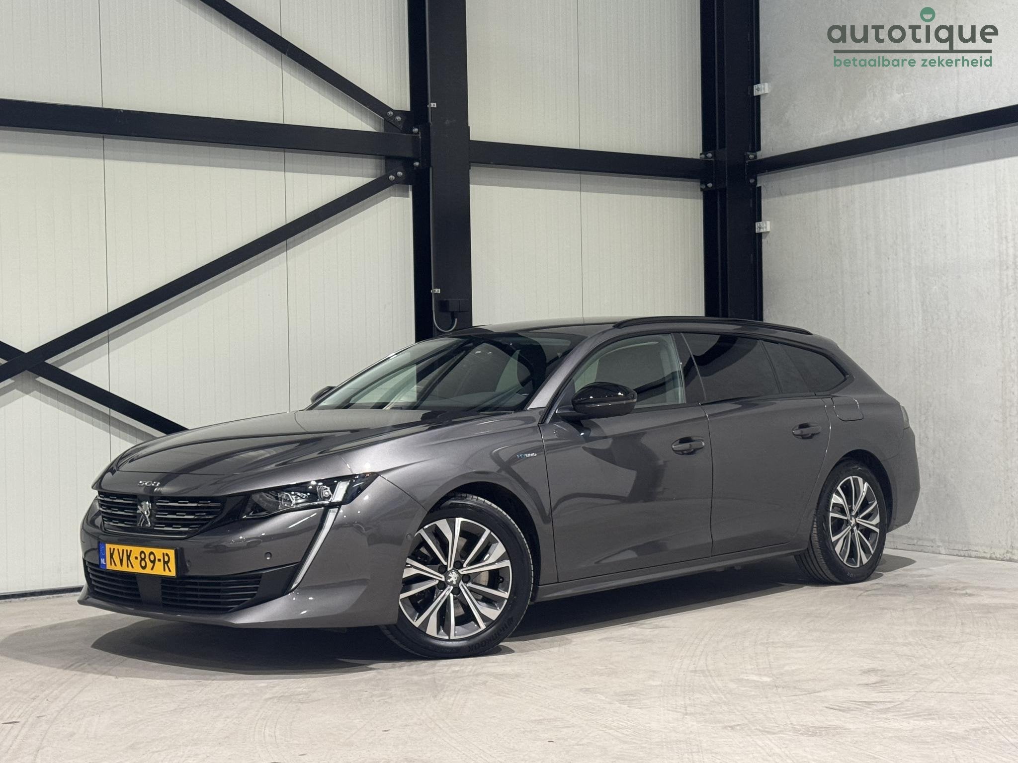 Peugeot 508 SW 1.6 HYbrid Allure | navi | trekhaak | half-le, Auto's, Euro 6, 4 cilinders, Met garantie (alle), Leder en Stof