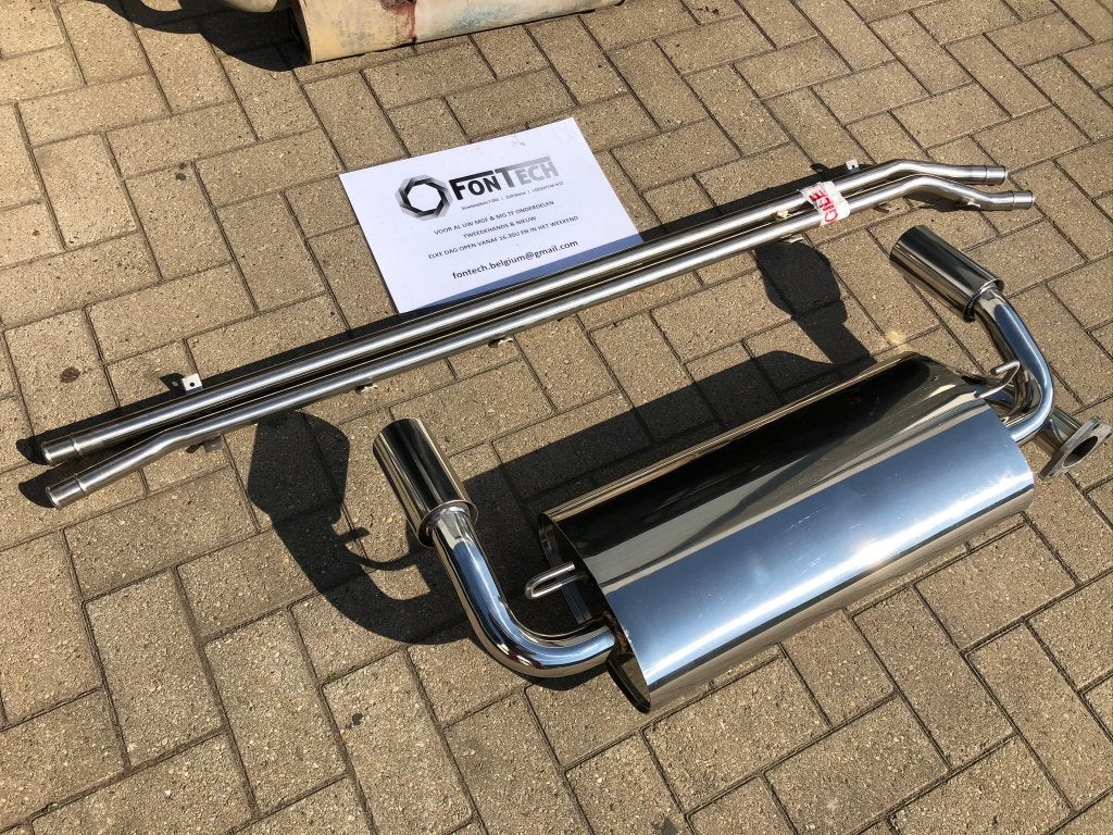 Foto 24 van MGF MG TF grote keuze roestvrijstaal uitlaten gebruikt&nieuw