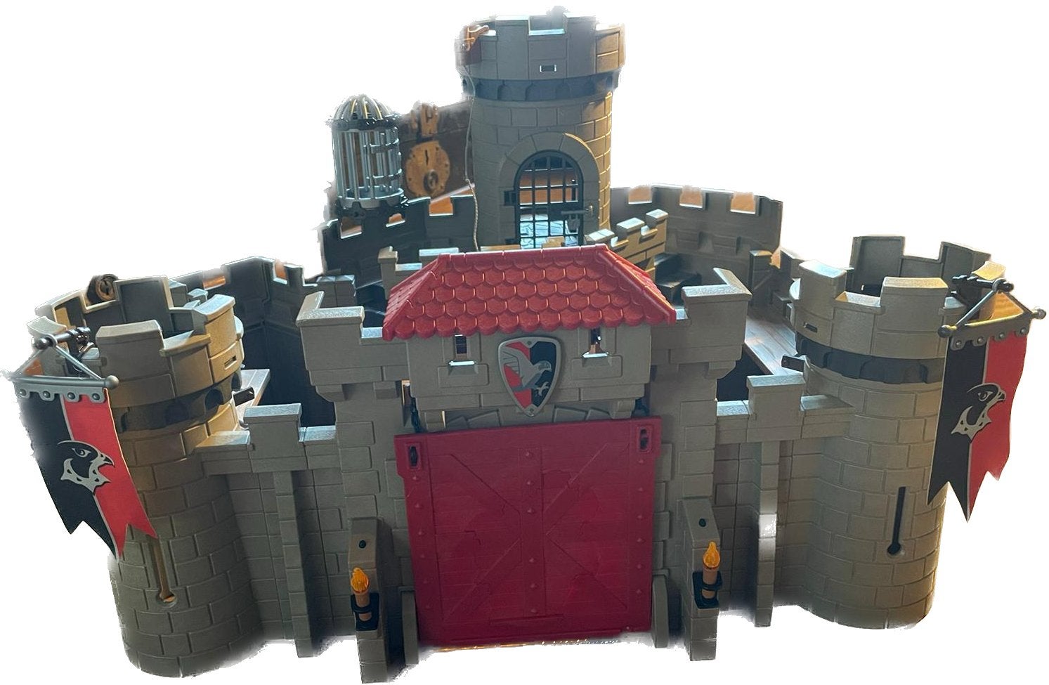 Playmobil valkenridder burcht 6001, Kinderen en Baby's, Ophalen, Gebruikt, Complete set, Kasteel/Fort