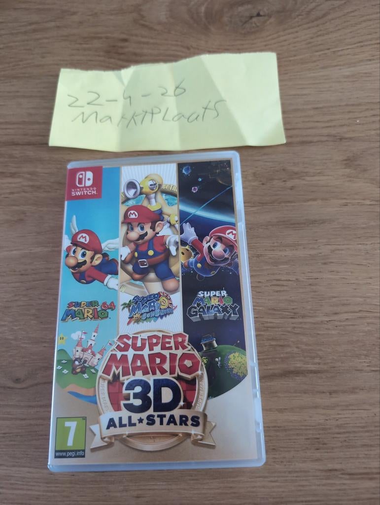 Super Mario 3D All-Stars - Nintendo Switch, Spelcomputers en Games, Games | Nintendo Switch, Zo goed als nieuw, Platform, 1 speler