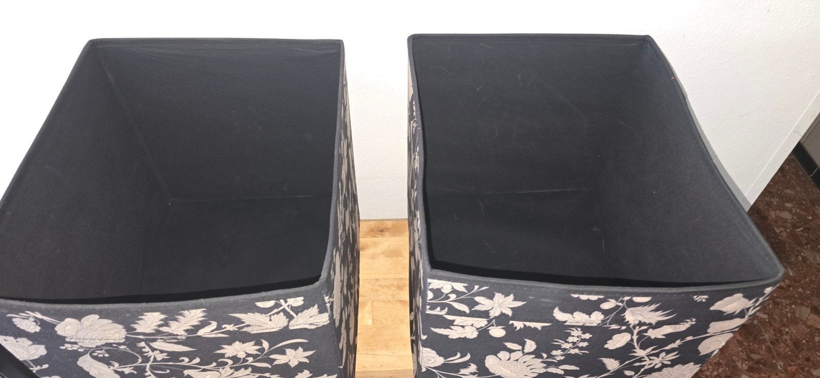 Drona mandjes 4 stuks - 33 x 38 x 33 cm, Ophalen, Mand, Textiel, Met opbergruimte