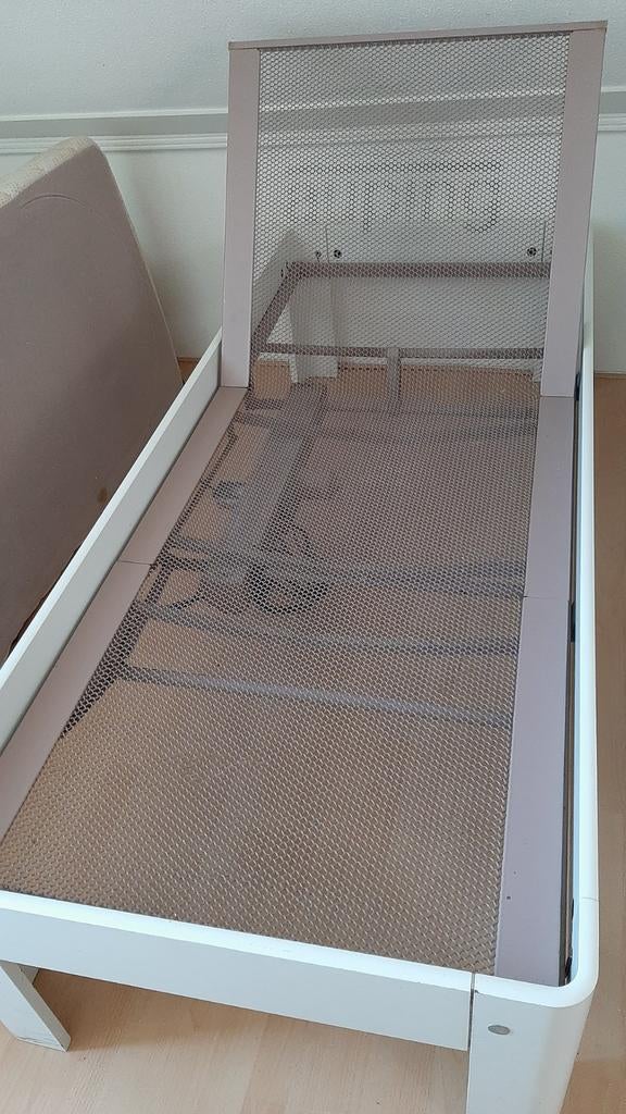 Auping bed electrisch verstelbaar, Ophalen, Verstelbaar, Eenpersoons, Zo goed als nieuw