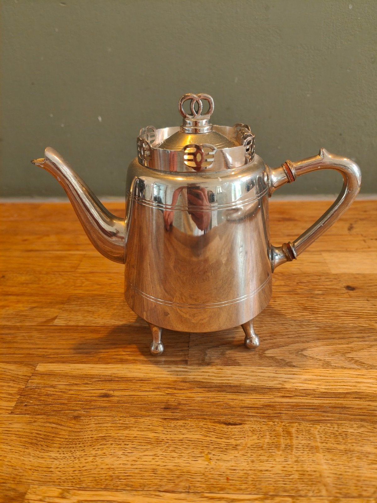 Antieke Art Deco theepot RIO Tiel, Ophalen of Verzenden