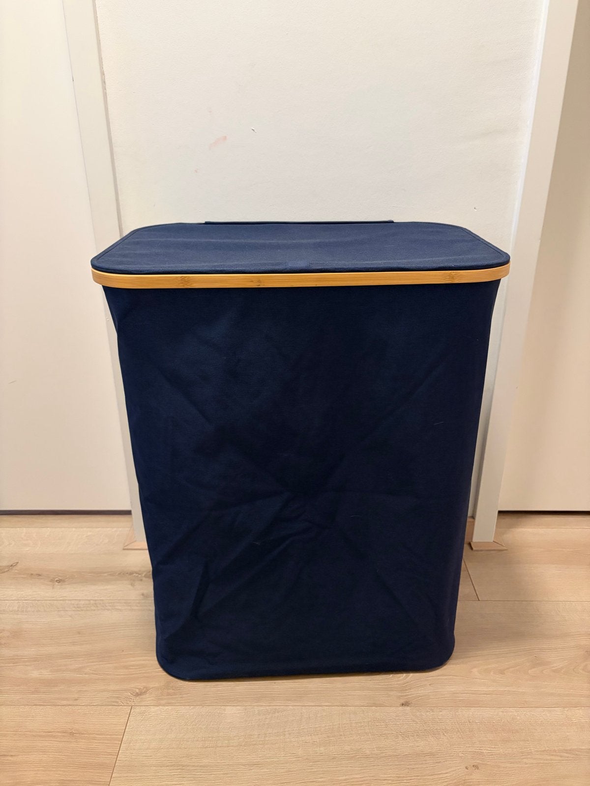 Lonbet Wasmand met 2 vakken - 150L - Donkerblauw, Ophalen, Zo goed als nieuw