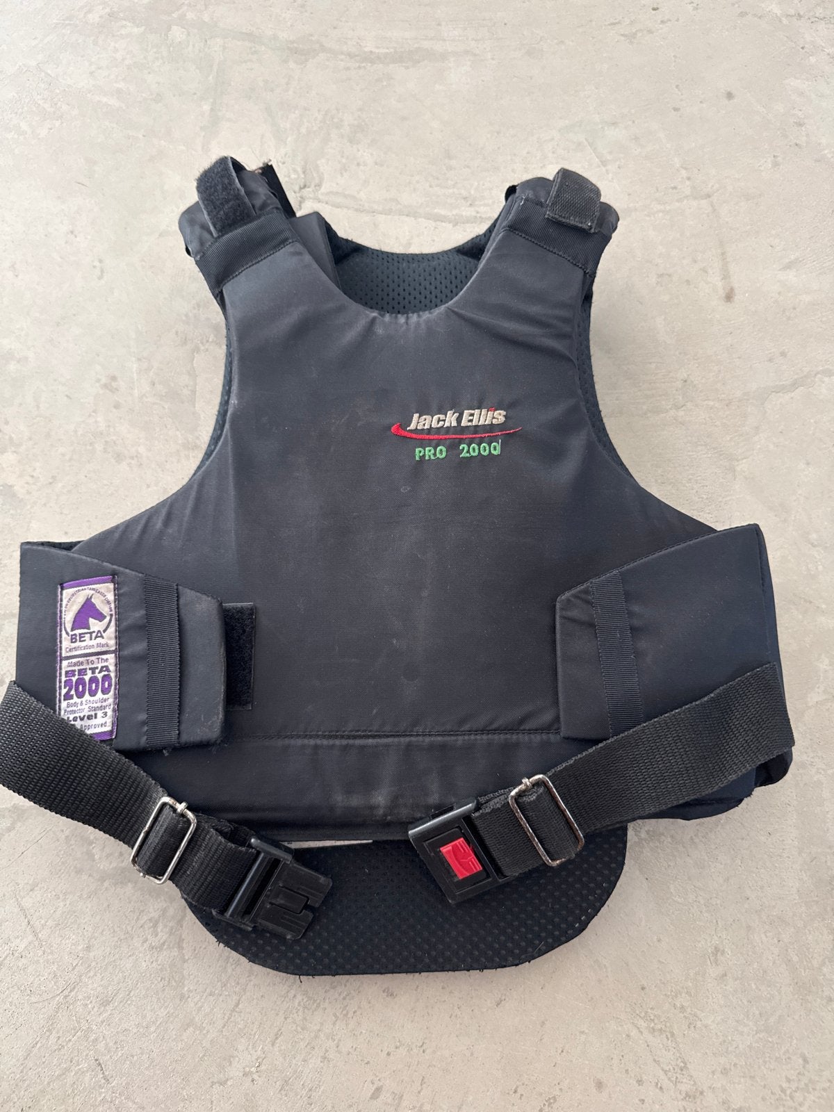 Body protector maat 26 - Jack Ellis Pro 2000, Ophalen, Gebruikt, Kinderen, Zwart