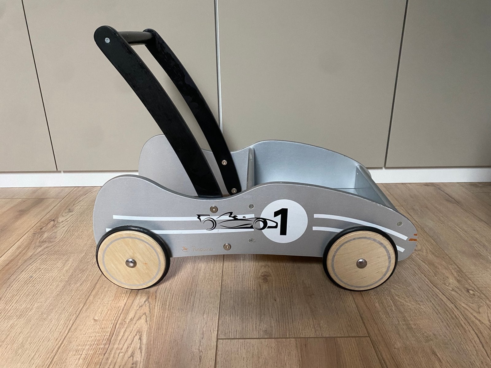 Houten loopwagen auto, Kinderen en Baby's, Ophalen, Zo goed als nieuw